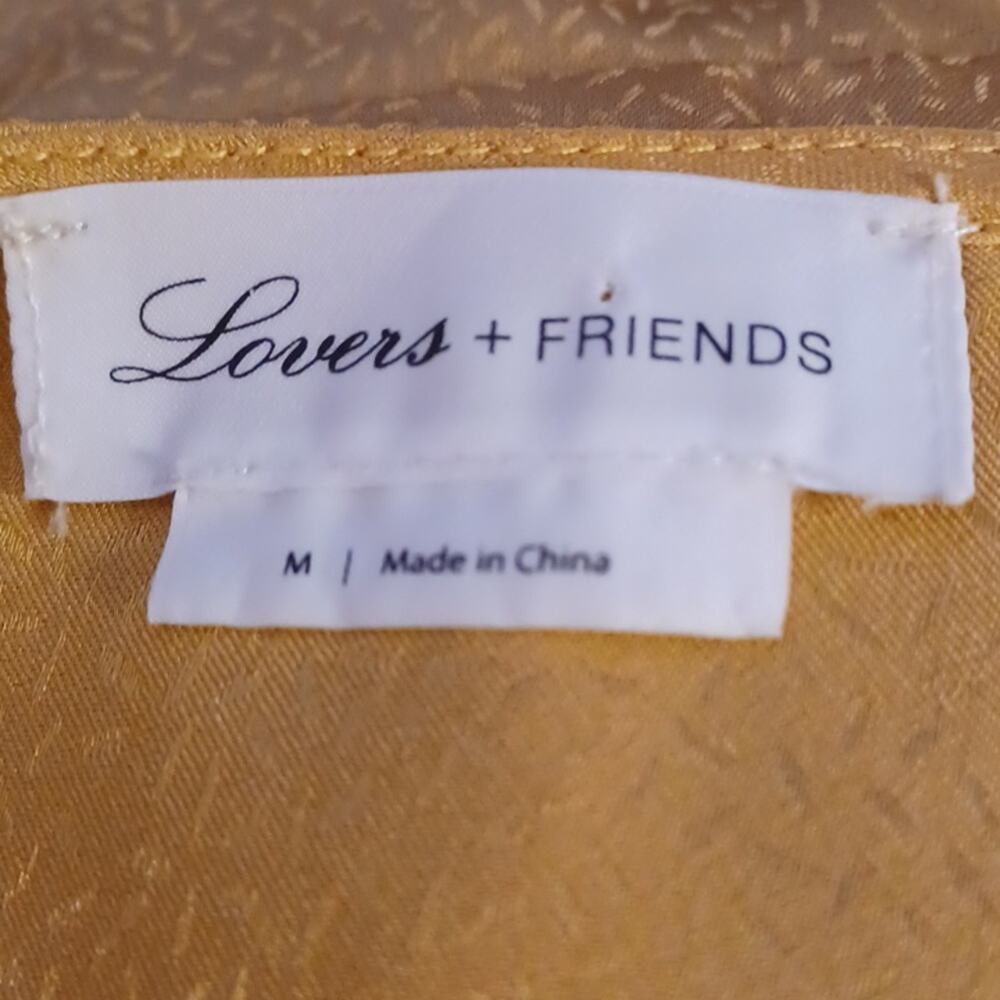 Lovers + Friends Hopless Romantic Top in Yellow. Size M - Picture 13 of 16